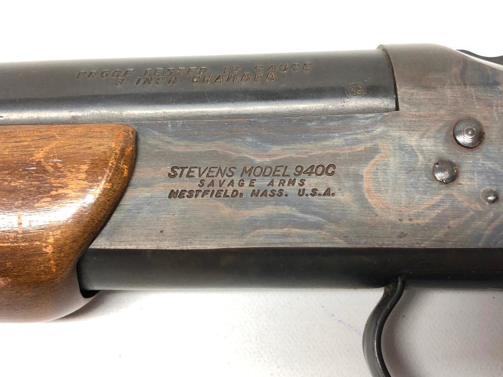 Stevens Model 940C Single Shot Break-Open Shotgun