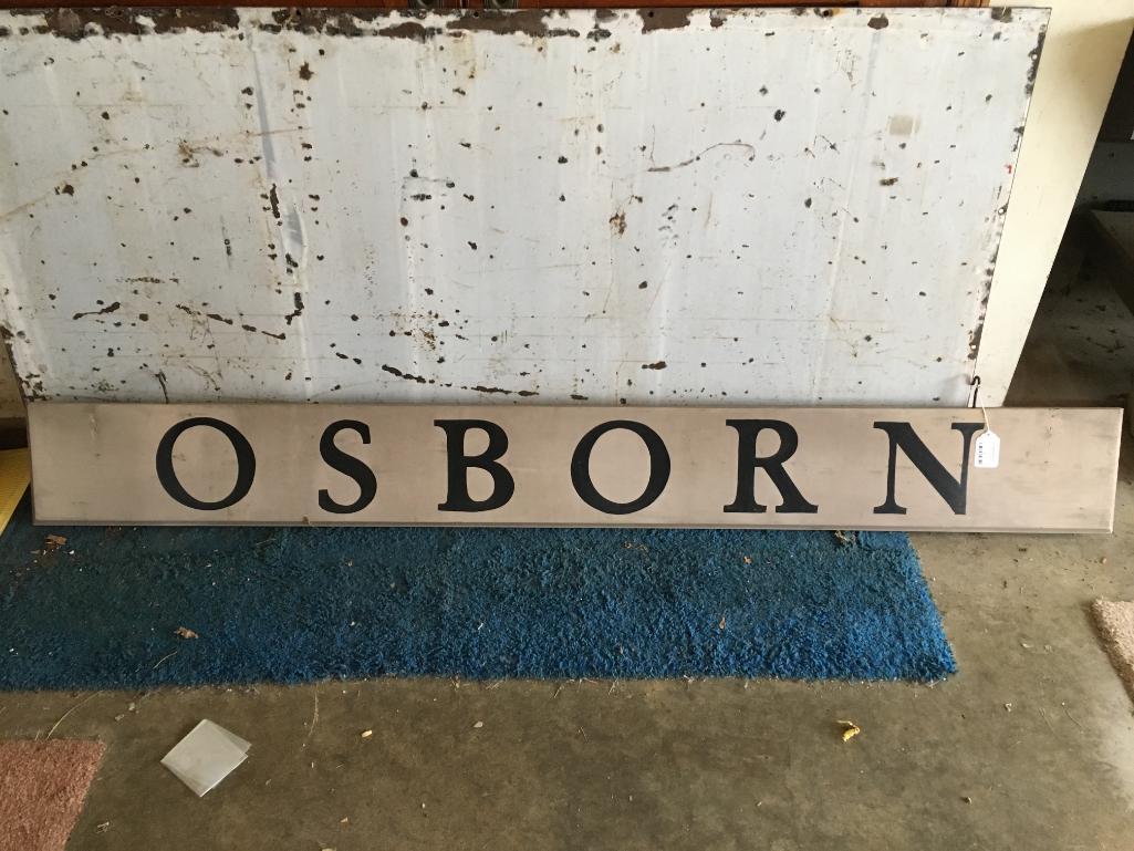 "Osborn" Wooden Sign-Greene County, Ohio Related
