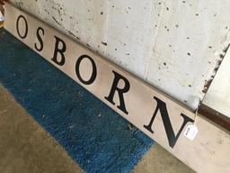 "Osborn" Wooden Sign-Greene County, Ohio Related