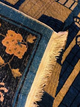 Handmade Antique Chinese Peking Carpet