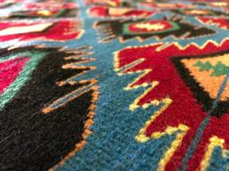 Turkish Handmade Wool Flat Woven Kilim