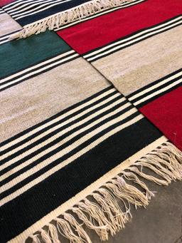 Three Turkish Flat Woven Kilims