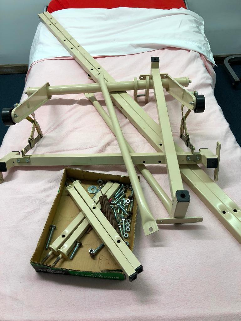 Manuel Hospital Bed with all Shown