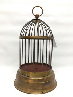 Vintage Brass Bird Cage