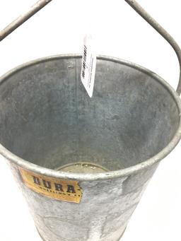 Unusual Galvanized Bucket W/Handle