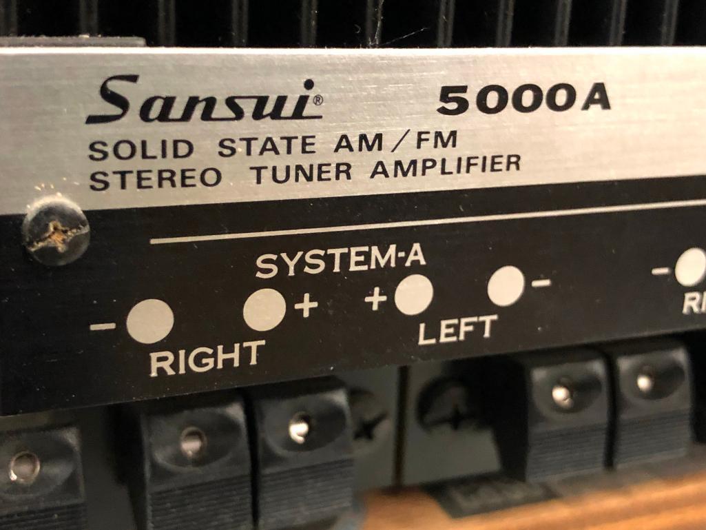 Sansui Stereo Tuner Amplifier/Solid State 5000A