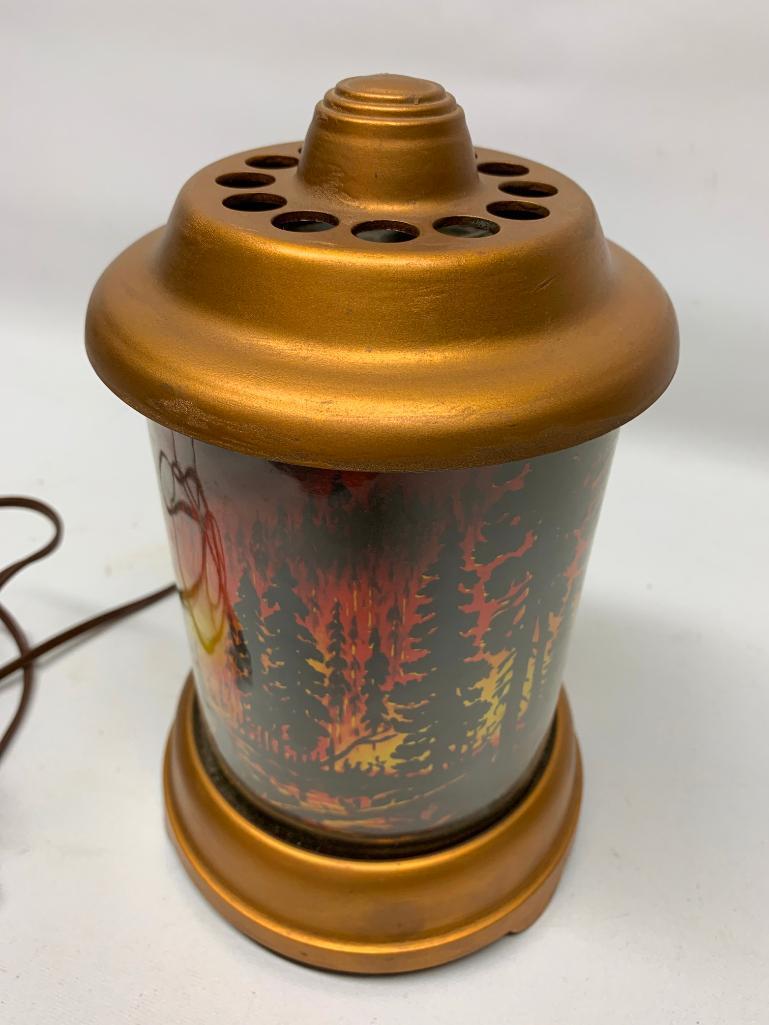 Vintage "Forest Fire" Motion Lamp-Working!