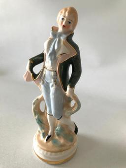 (2) Vintage "Coventry, Made In USA" China Figurines In Period Clothing