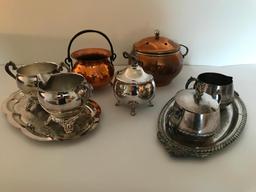 Group Of Copper & Silverplate Items