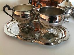 Group Of Copper & Silverplate Items