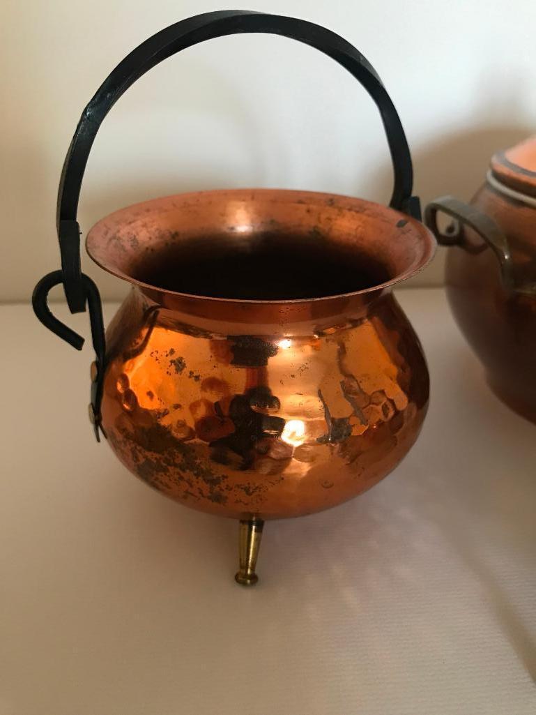 Group Of Copper & Silverplate Items