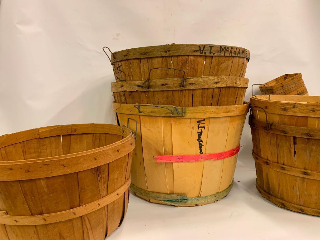 Group Of Bushel & Strawberry Baskets