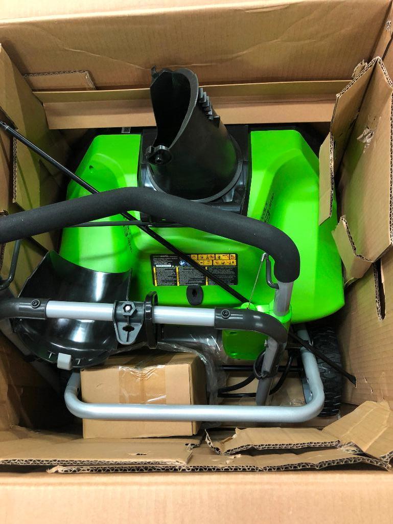 Greenworks Snowthrower 20" 13 Amp