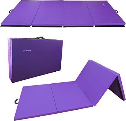 BalanceFrom GoGym All-Purpose 4'x10'x2" Extra Thick High Density Anti-Tear Gymnastics Mat