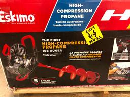 Eskimo High Compression HC40Q10 40cc Propane with 10-Inch Quantum Ice Auger