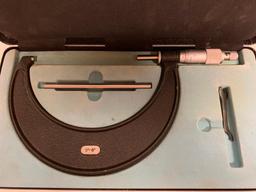 "M & W" 5"-6" Micrometer In Original Box (Moore & Wright, Sheffield, England)