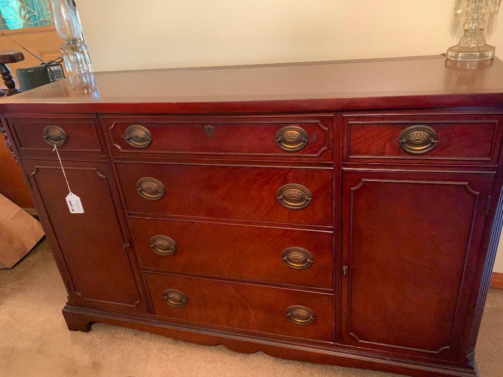 Vintage Mahogany Sideboard Server