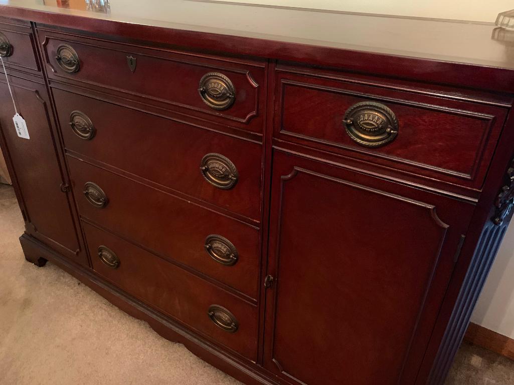 Vintage Mahogany Sideboard Server