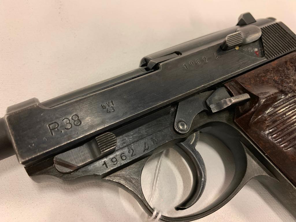 Walther P38 9mm Pistol W/1 Clip