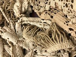 Crocheted Remnants Of Lace.