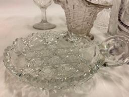 Nice Group Of Vintage Pressed Glass