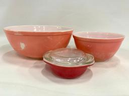 (3) Pyrex Bowls