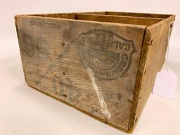 Vintage Wooden "Santa Clara Prunes" Advertising Box