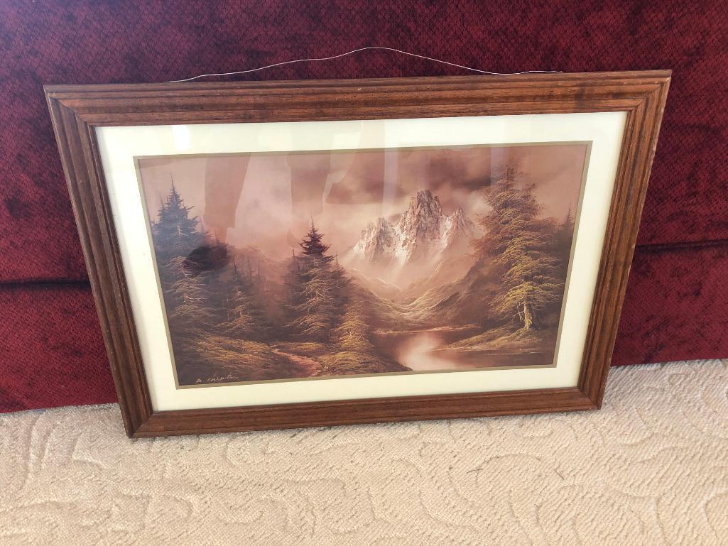 Framed & Matted Print By "B. Chipton"