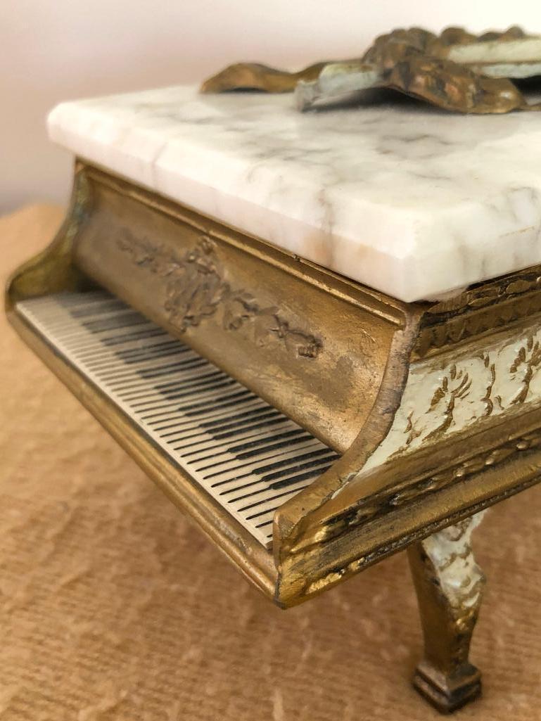 Marble & Brass Musical Piano