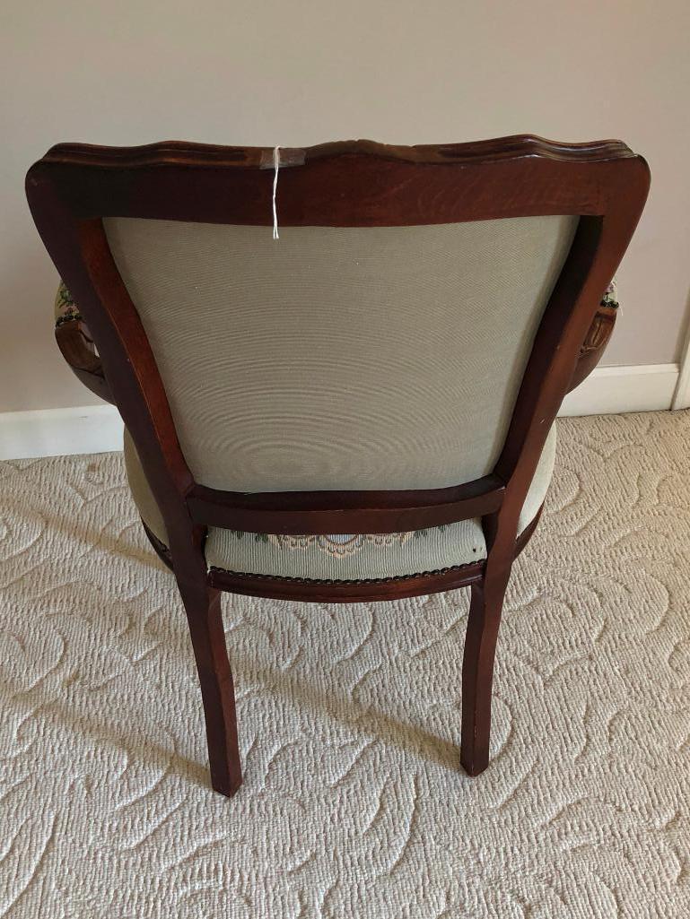 Tapestry Pattern Arm Chair