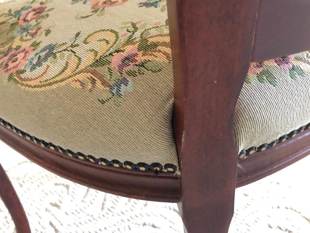 Tapestry Pattern Arm Chair