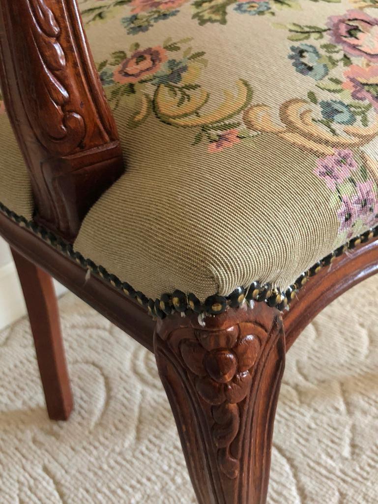 Tapestry Pattern Arm Chair