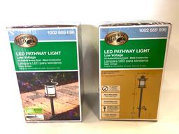 Set of 2 Hampton Bay LED Pathway Lights