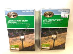 Set of 2 Hampton Bay LED Pathway Lights