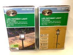 Set of 2 Hampton Bay LED Pathway Lights