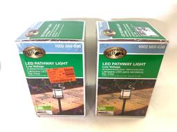 Set of 2 Hampton Bay LED Pathway Lights