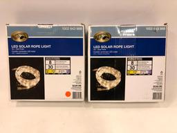 2 Sets of Hampton Bay LED Solar Rope Lights