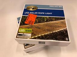 2 Sets of Hampton Bay LED Solar Rope Lights