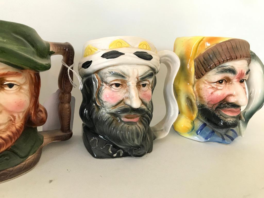 (6) Japanese Character Mugs