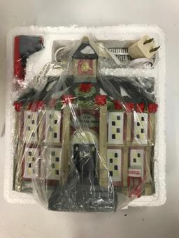 Coca Cola Christmas Village Building In Boxes: Central High School