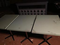 (3) Restaurant Tables