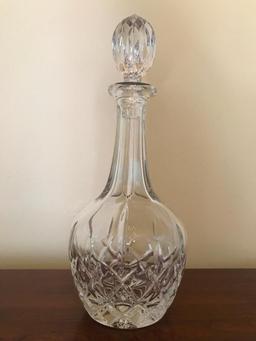 Quality Glass Liquor Decanter W/Stopper