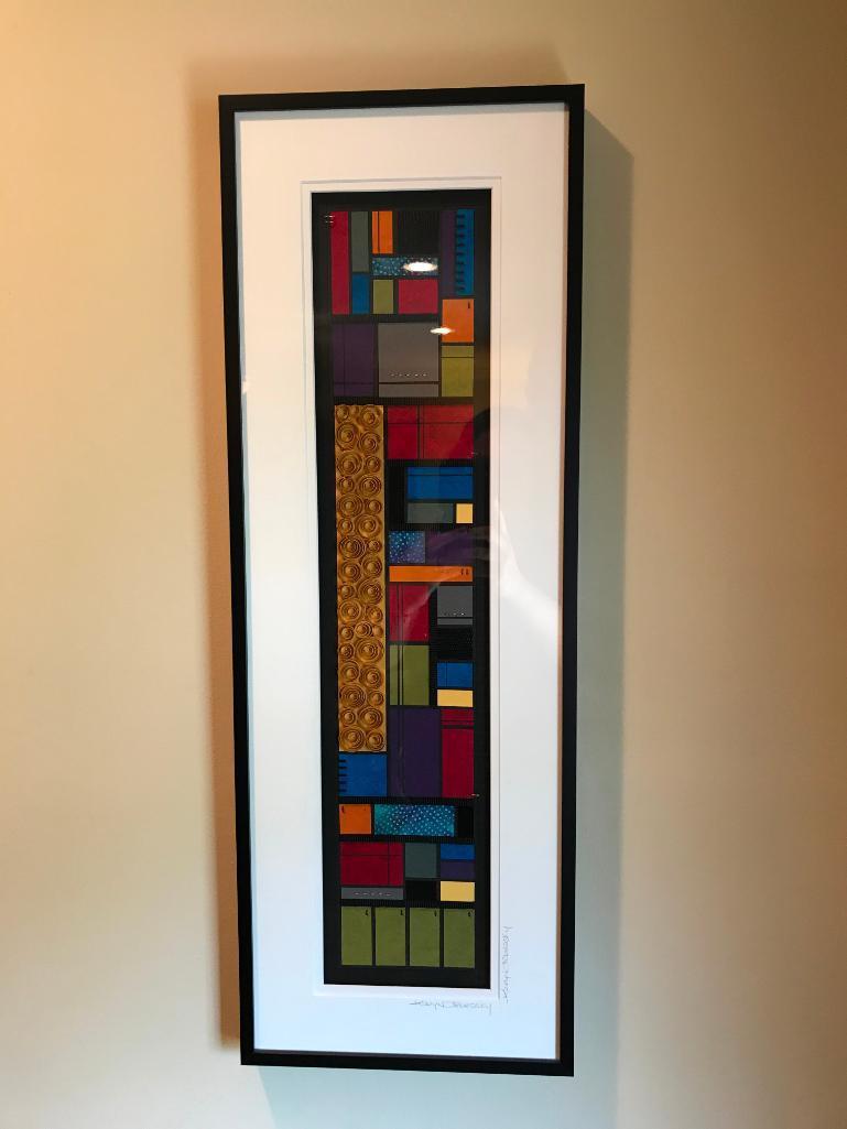 Karyn Debrasky 3-D Framed Artwork Done W/Paper