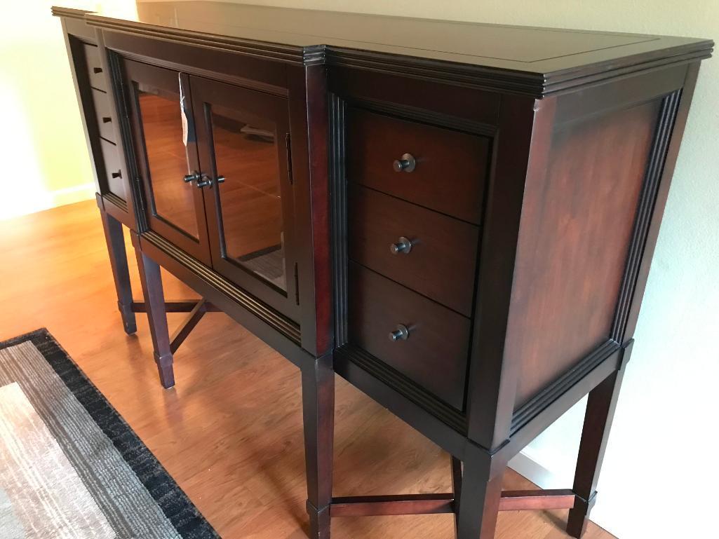 Wooden Sideboard Server