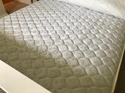 Queen Size Bed W/Mattress & Box Springs & Headboard