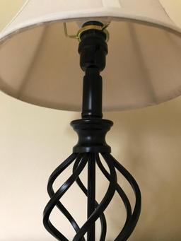 Contemporary Iron Table Lamp W/Design