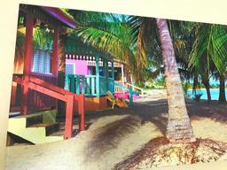 Photo On Canvas Of Beach Scene By Steve Vaughn