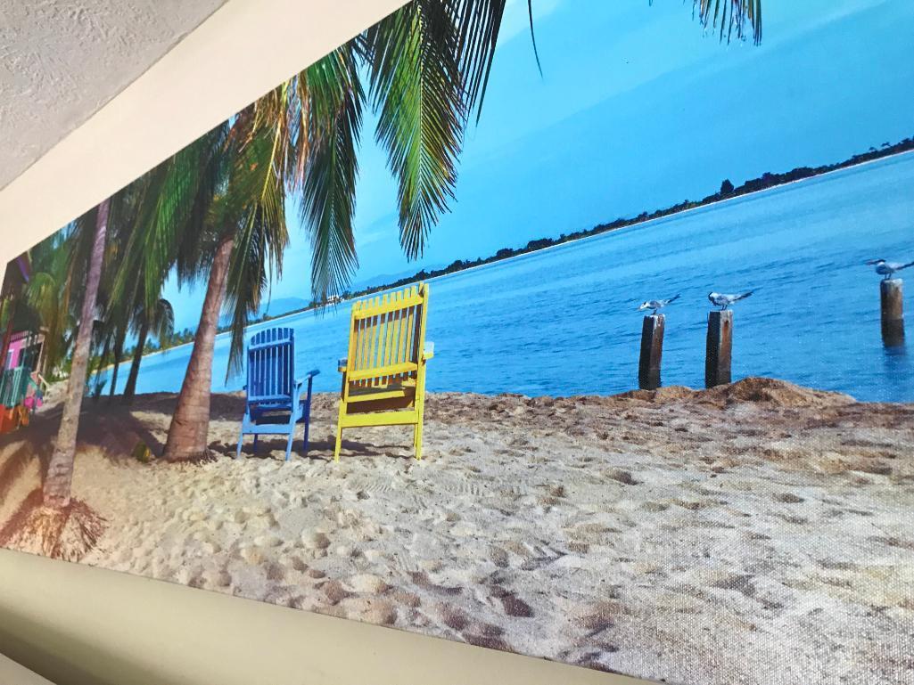 Photo On Canvas Of Beach Scene By Steve Vaughn