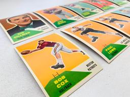 (12) 1960 Fleer Football Cards-A Few Duplicates