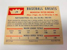 (3) 1960 Fleer Baseball Greats Cards